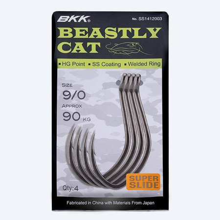 Haczyki sumowe BKK Beastly Cat | #9/0 | 4 szt.