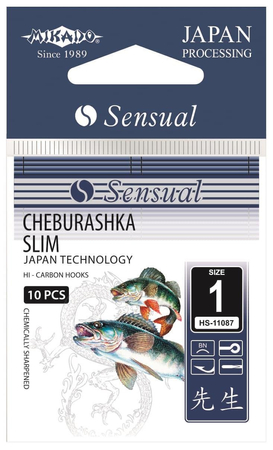 Haczyki Mikado Sensual - CHEBURASHKA SLIM Nr. 2/0 BN - 8szt.