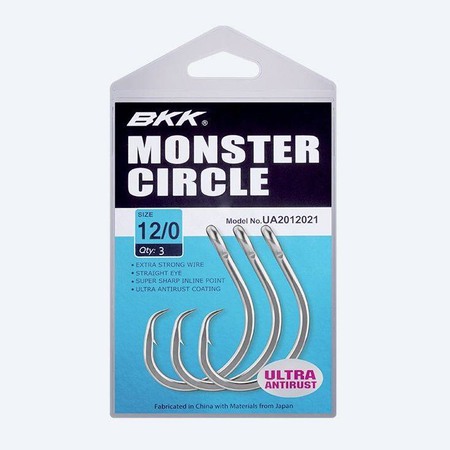Haczyki sumowe BKK Monster Circle | #10/0 | 4 szt.