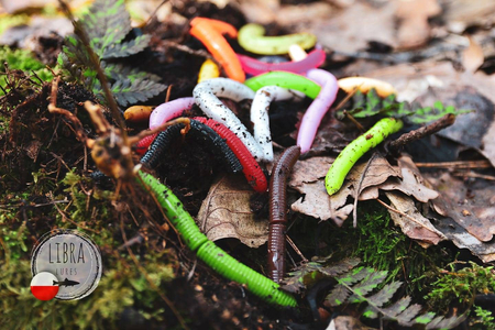 Przynęta Libra Lures Fatty D'Worm Tournament 5.5cm | 017 - Bubble Gum | kryl | 12 szt.