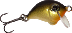 Wobler A.J Lures Żniwiarz 2.5cm - tonący - Oliwka z Czarnym Grzbietem