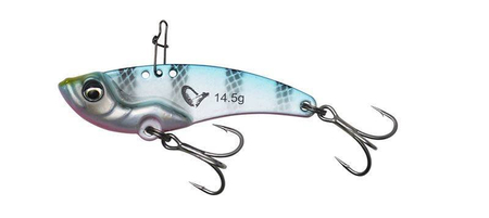 Cykada Savage Gear Vib Blade 5,5cm | 14,5g | BLUE PINK STRIPES