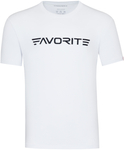 T-shirt Favorite Black Logo - Biały - rozmiar M