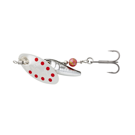 Obrotówka Savage Gear Sticklebait Spinner #3 | Dirty Silver Red