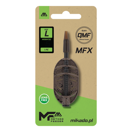Podajnik koszyk do methody Mikado METHOD FEEDER MFX - Q.M.F. rozm. L - 20g 