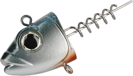 Główka z wkrętką Mikado Jaws Vertical - 30g - Blue Roach - 2szt.