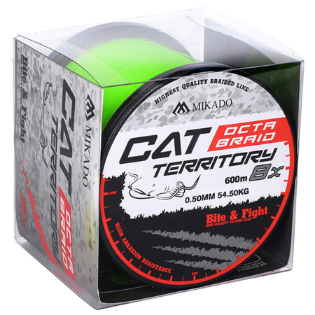 Plecionka Mikado Cat Territory Octa Braid 0,40mm | yellow | 600m