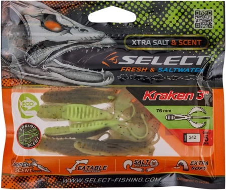 ,Przynęta SELECT Select Kraken 3" - 242 - 5 szt.