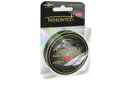 Plecionka Mikado NIHONTO OCTA BRAID 016 GREEN 10M