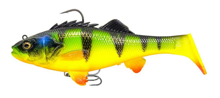 Guma Savage Gear 3D Perch RTF 12.5cm | Fire Perch | szybko tonący