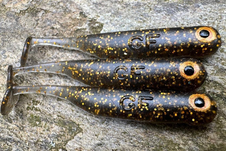 Guma Great Fish GF1 4,9cm | Black&Gold | bezzapachowy | 10 szt.