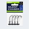 Główki jigowe BKK Silent Chaser NED Head Black | 7,09g | 2/0# | 4 szt.