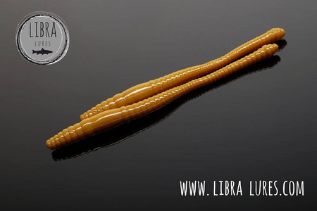 Przynęta Libra Lures Dying Worm 7cm | 036 - Coffee Milk | brak zapachu | 15 szt.