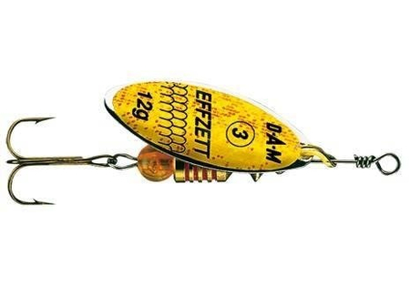 Obrotówka Effzett Predator Spinner #3 | Reflex Yellow