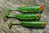 Guma Great Fish GF1 4,9cm | Glitter Green | krewetkowy | 10 szt.