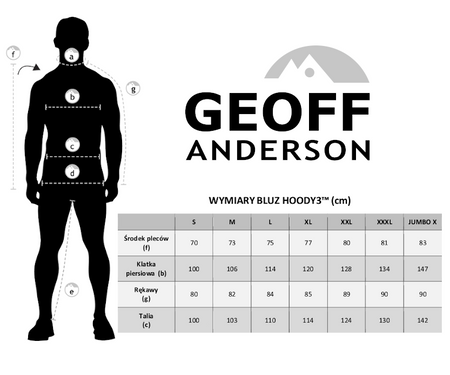Bluza Geoff Anderson Hoody 3 | Leaf | XXL