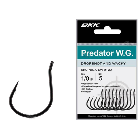 Haczyki BKK Predator WG | #2 | 6 szt.