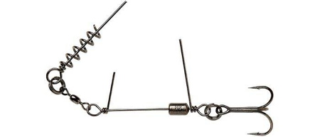 Dozbrojka Savage Gear Corkscrew Stinger 3g 1X #1 35kg RED + BN | 2 szt. | Do gum 16-18cm