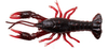 Guma Savage Gear Ned Craw 6,5cm | Black & Red | 4 szt.