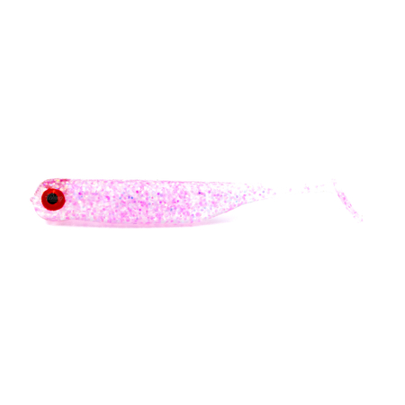 Guma Great Fish GF1 4,9cm | Glitter Pink | rybny | 10 szt.
