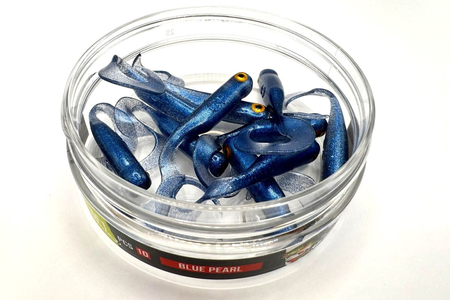 Guma Great Fish GF1 Twister 4,9cm | Blue Pearl | rybny | 10 szt.