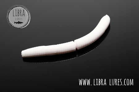 Przynęta Libra Lures Fatty D'Worm 6.5cm | 000 - Glow UV Green | ser | 10 szt.
