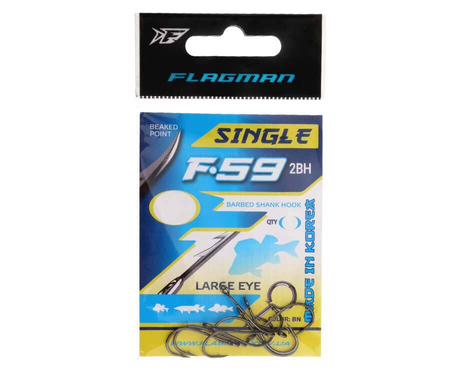 Haczyki Flagman F-59-2BH rozm. 8 - op. 10szt