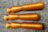 Guma Great Fish GF2 Leech 6cm | Gold | rybny | 10 szt.