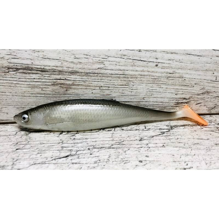 Guma SEWRO CUSTOM BAIT Ukleja 16cm- Czarna Kopyto Pomarańcz