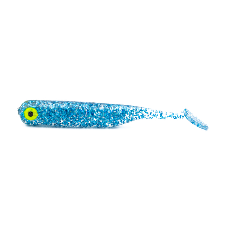 Guma Great Fish GF1 4,9cm | Glitter Blue | krewetkowy | 10 szt.
