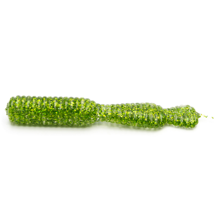 Guma Great Fish GF2 Leech 6cm | Glitter Green | bezzapachowy | 10 szt.