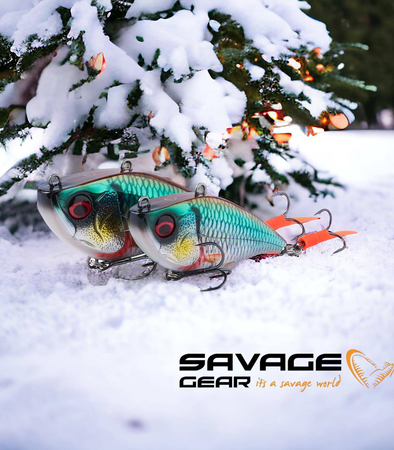 Przynęta Savage Gear Fat Vibes XL 10cm | Golden Ambulance