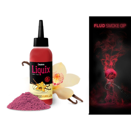Dip DELPHIN Fluo dip D SNAX LiquiX 100ml / Scopex-Wanilia