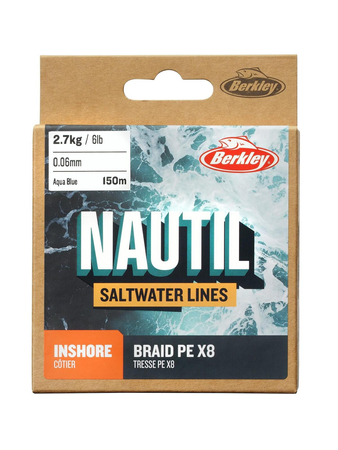 Plecionka Berkley Nautil Inshore Braid 0.12mm | 5.4kg |