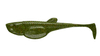 Przynęta Libra Lures Embrion Shad 2" | 5 cm | 029 - Salty Green | 10 szt.