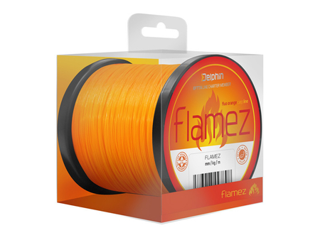 Żyłka Delphin FLAMEZ / pomarańczowy - 0.30mm - 6.8kg - 600m