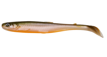 Guma Savage Gear Slender Scoop Shad 13cm | Olive Pearl