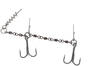 Dozbrojka z krętlików Mikado Jaws Double Evo Stinger XL - 35kg - kotwice nr 2/0 do gu | 18-22cm