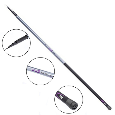 Wędka Mikado Ultraviolet II Pole 600cm