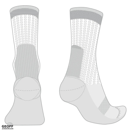Skarpety Geoff Anderson WizWool MidWeight | Black | L / 44-47