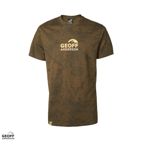 T-shirt Geoff Anderson Organic Tee | Leaf Orange Chest | L