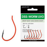 Haczyki BKK DSS-Worm UVO | #2 | 6 szt.