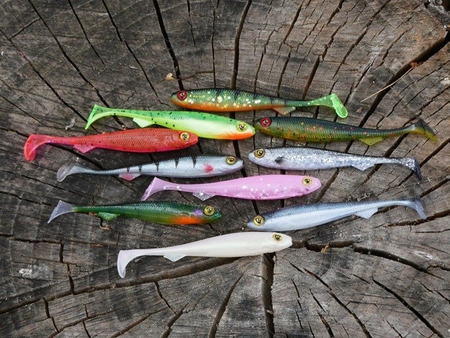 Guma Fox Rage Slick Shad 7cm | Electric Flash