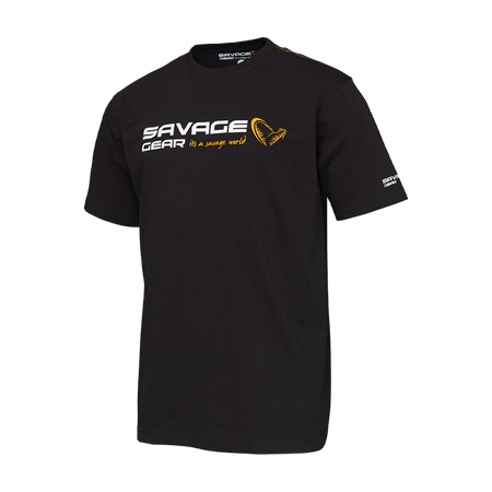 Koszulka Savage Gear Signature Logo T-Shirt Black Ink | rozm. M
