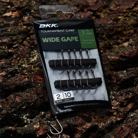 Haczyki Karpiowe BKK Wide Gape | #4 | 10 szt.
