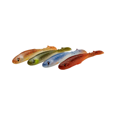 Zestaw gum Savage Gear Slender Scoop Shad 15cm | Clear Water Mix | 4szt