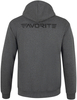 Bluza z kapturem Favorite Black logo dark grey melange | rozm. XL
