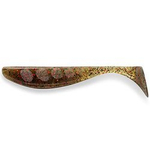 Gumy FishUp Wizzle Shad 8,0cm | 3" | #045 Green Pumpkin/Red & Black | 8szt.