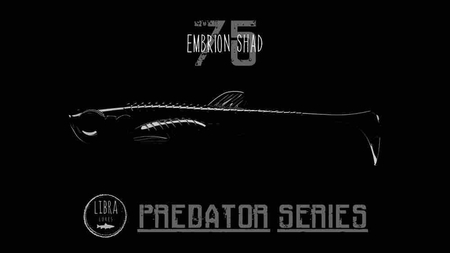 Przynęta Libra Lures Embrion Shad 2" | 5 cm | 033 - Motor Oil Brown | 10 szt.