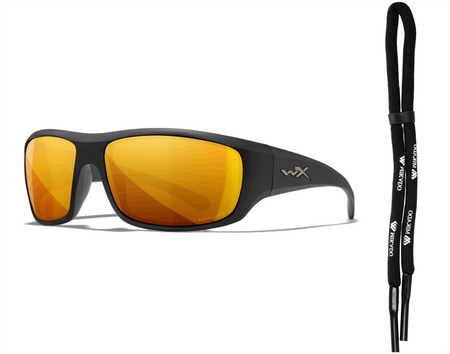 Okulary Wiley X Omega Captivate | Bronze Mirror | Matte Black Frame